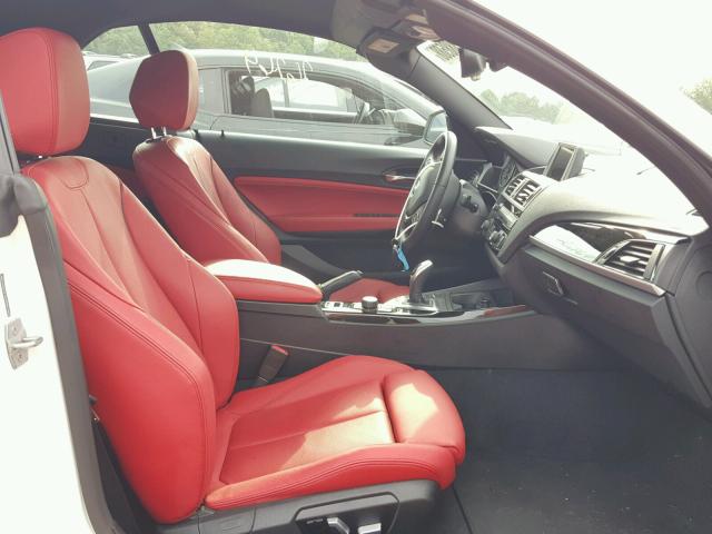 WBA2K9C57HV646758 - 2017 BMW 230I WHITE photo 5