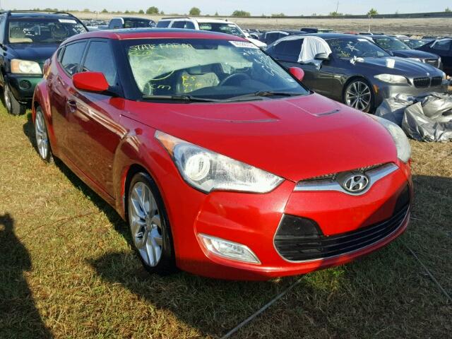 KMHTC6AD4CU049638 - 2012 HYUNDAI VELOSTER RED photo 1