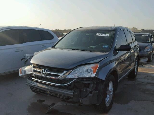 JHLRE3H59AC002200 - 2010 HONDA CR-V EX GRAY photo 2