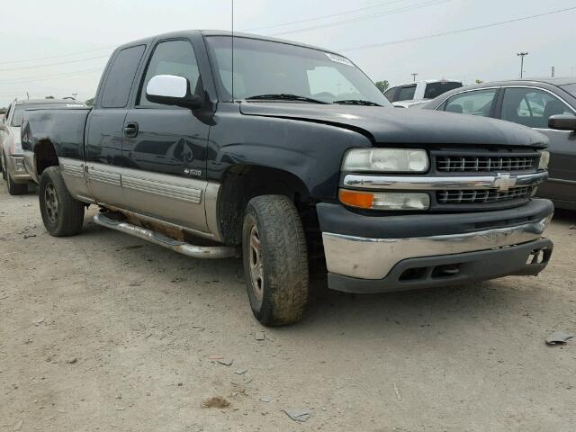 2GCEK19V921359052 - 2002 CHEVROLET SILVERADO BLACK photo 1