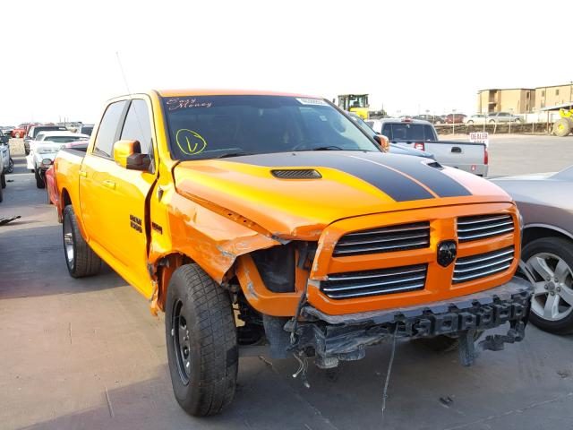 1C6RR6MT3HS584745 - 2017 RAM 1500 SPORT ORANGE photo 1