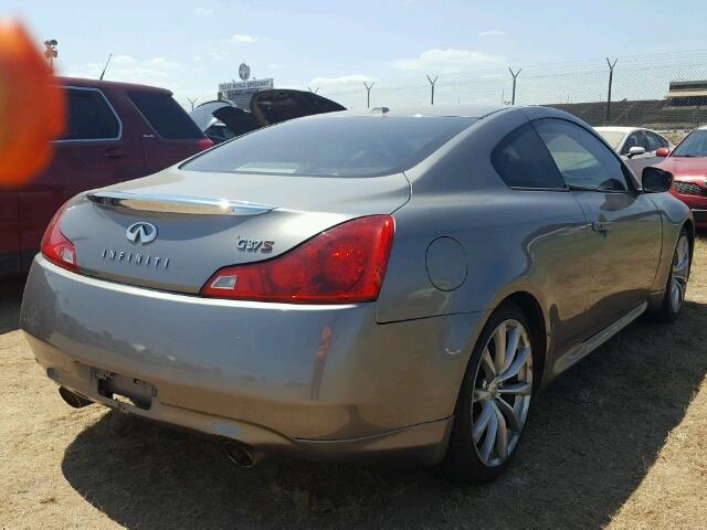 JNKCV64E09M603719 - 2009 INFINITI G37 GRAY photo 4