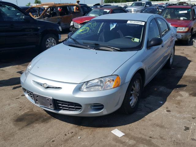 1C3EL46U41N669637 - 2001 CHRYSLER SEBRING LX GRAY photo 2