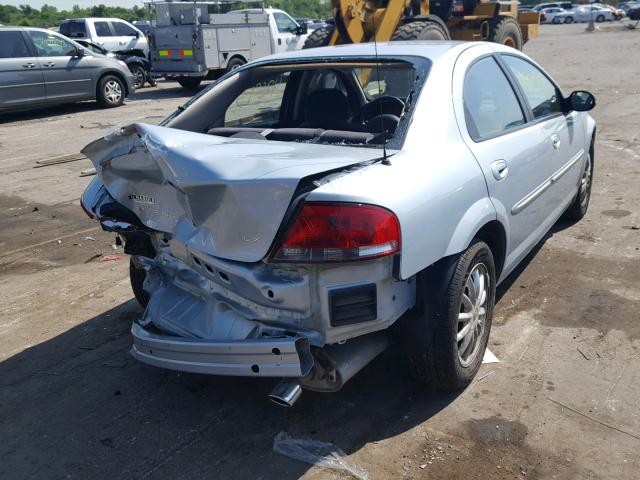 1C3EL46U41N669637 - 2001 CHRYSLER SEBRING LX GRAY photo 4