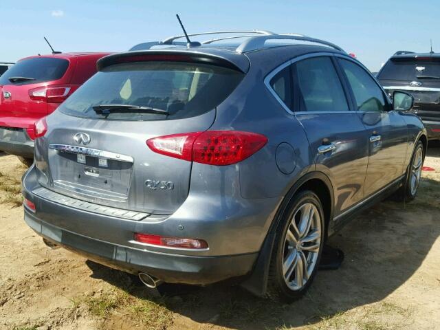 JN1BJ0HP9FM730453 - 2015 INFINITI QX50 GRAY photo 4