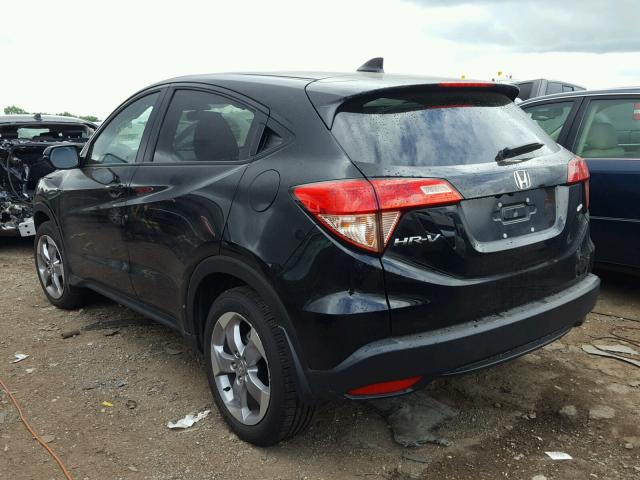 3CZRU6H53HG706153 - 2017 HONDA HR-V EX BLACK photo 3