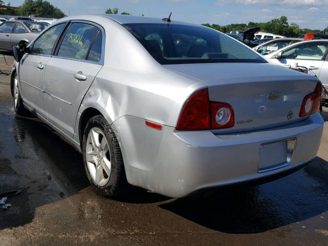 1G1ZB5EB7AF110446 - 2010 CHEVROLET MALIBU LS SILVER photo 3