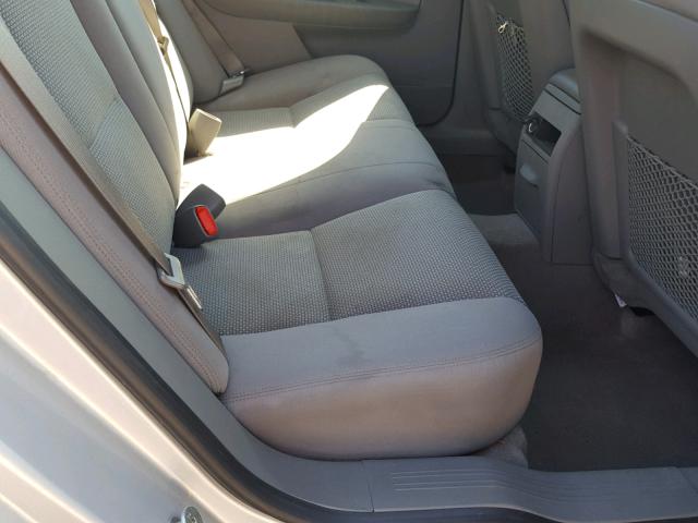 1G1ZB5EB7AF110446 - 2010 CHEVROLET MALIBU LS SILVER photo 6