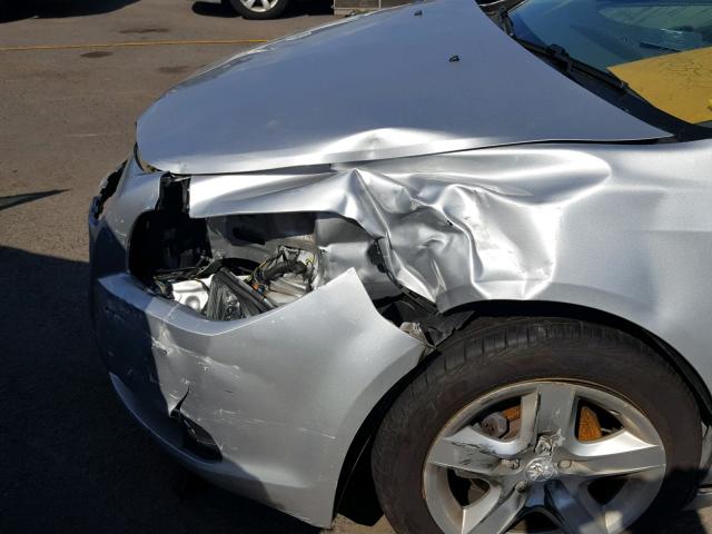 1G1ZB5EB7AF110446 - 2010 CHEVROLET MALIBU LS SILVER photo 9