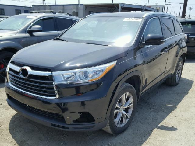 5TDKKRFH3ES028397 - 2014 TOYOTA HIGHLANDER შავი ფოტო 2