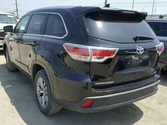 5TDKKRFH3ES028397 - 2014 TOYOTA HIGHLANDER შავი ფოტო 3