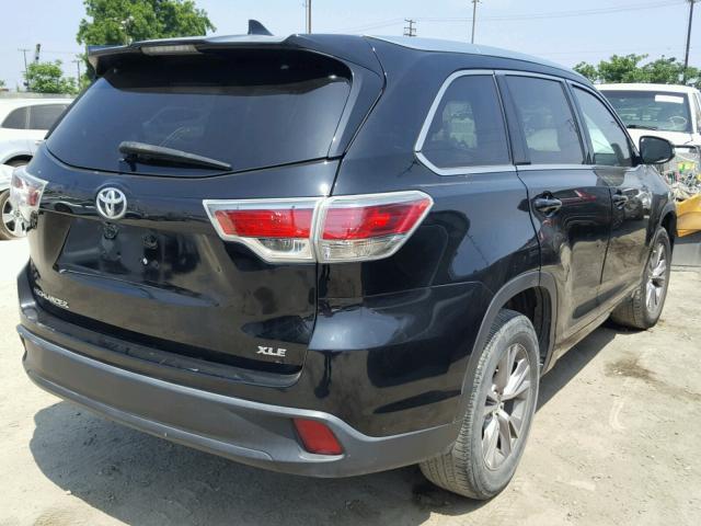 5TDKKRFH3ES028397 - 2014 TOYOTA HIGHLANDER შავი ფოტო 4