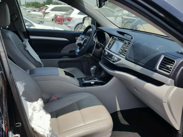 5TDKKRFH3ES028397 - 2014 TOYOTA HIGHLANDER შავი ფოტო 5