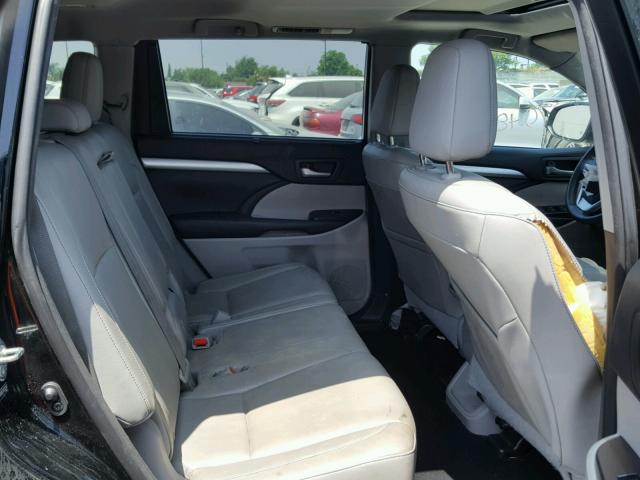 5TDKKRFH3ES028397 - 2014 TOYOTA HIGHLANDER შავი ფოტო 6