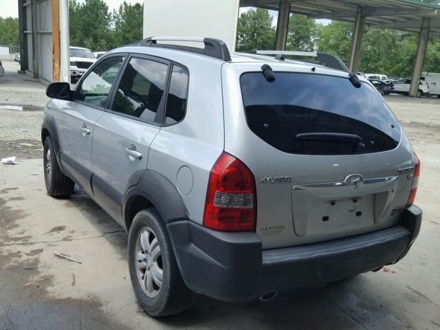 KM8JN12DX7U521009 - 2007 HYUNDAI TUCSON SE SILVER photo 3