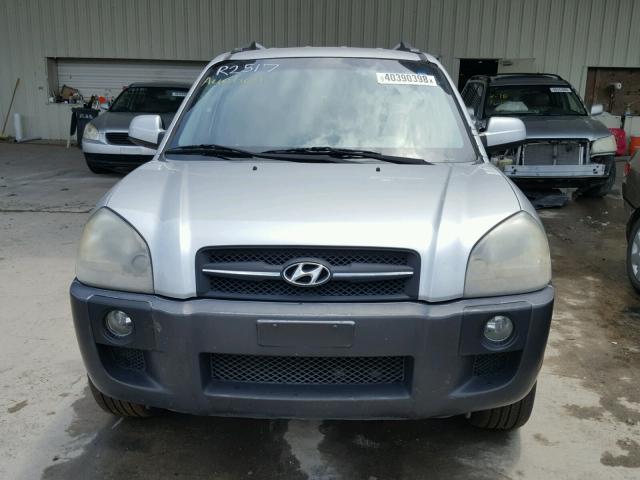 KM8JN12DX7U521009 - 2007 HYUNDAI TUCSON SE SILVER photo 9