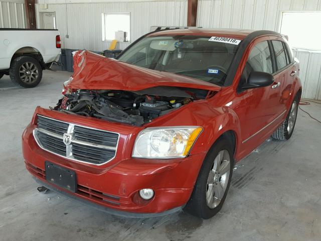 1B3CB8HB4BD132588 - 2011 DODGE CALIBER RU RED photo 2