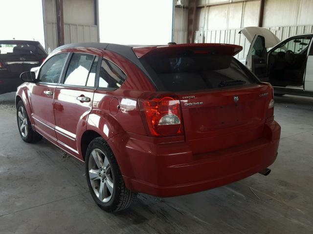 1B3CB8HB4BD132588 - 2011 DODGE CALIBER RU RED photo 3