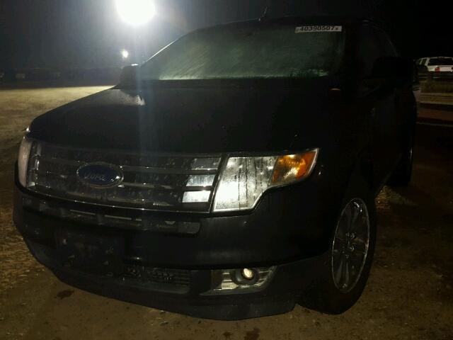 2FMDK48C29BA55381 - 2009 FORD EDGE BLACK photo 2