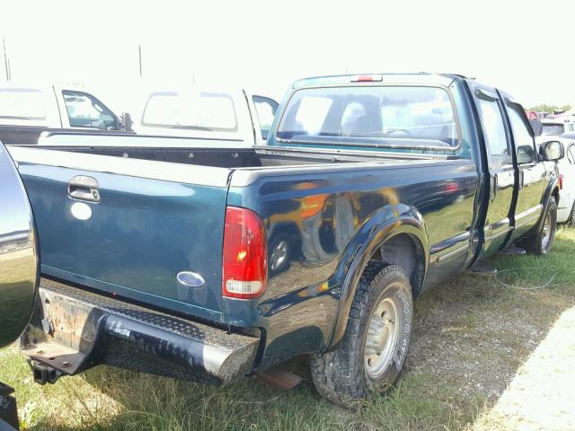 1FTSW30F7XEA28498 - 1999 FORD F350 SRW S GREEN photo 4