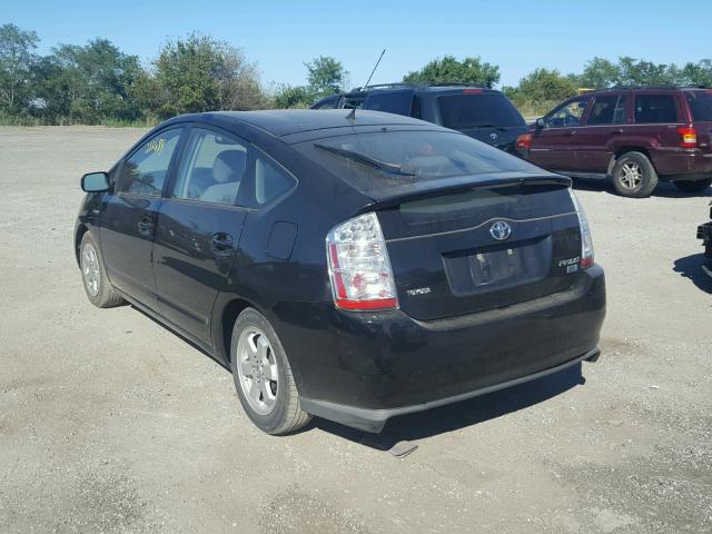 JTDKB20U877576485 - 2007 TOYOTA PRIUS BLACK photo 3