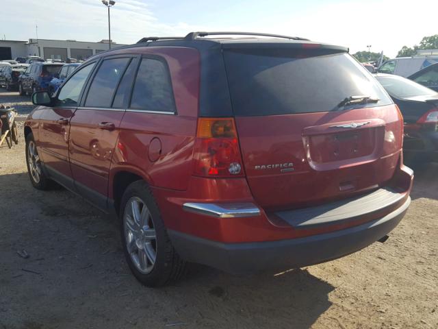 2C8GM68445R660549 - 2005 CHRYSLER PACIFICA T RED photo 3