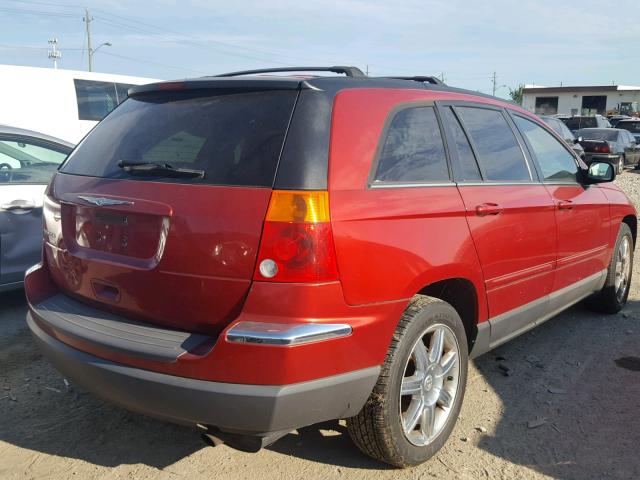2C8GM68445R660549 - 2005 CHRYSLER PACIFICA T RED photo 4