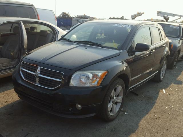 1B3CB3HA3BD209381 - 2011 DODGE CALIBER MA BLACK photo 2