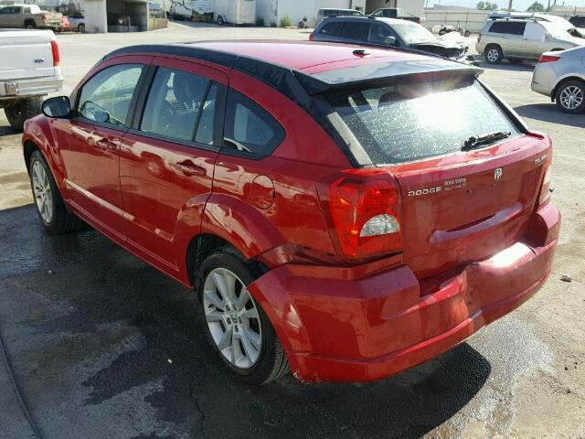 1B3CB5HA0BD156215 - 2011 DODGE CALIBER HE RED photo 3