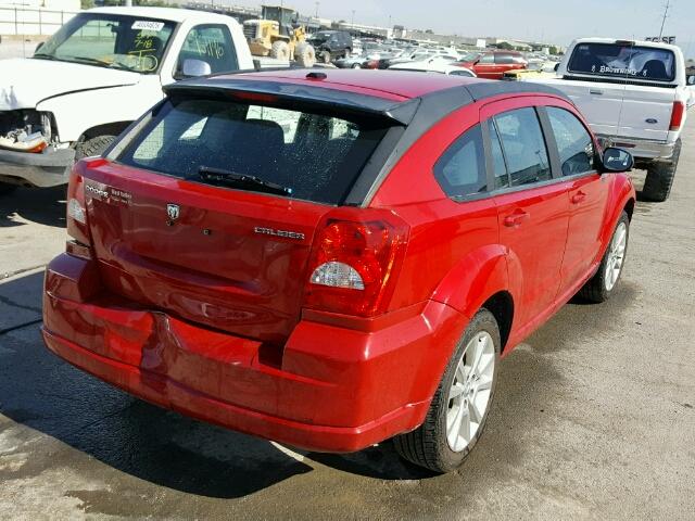 1B3CB5HA0BD156215 - 2011 DODGE CALIBER HE RED photo 4