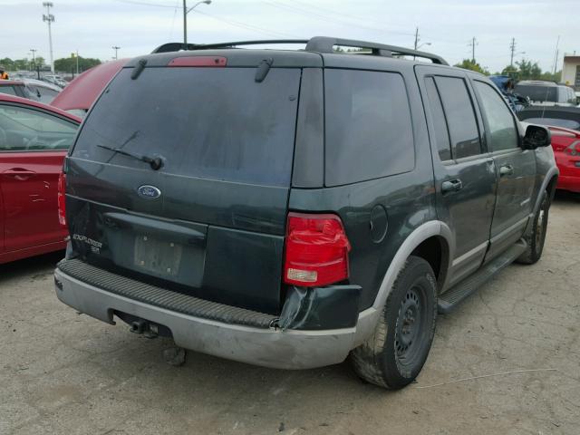 1FMDU73E62UA86167 - 2002 FORD EXPLORER GREEN photo 4