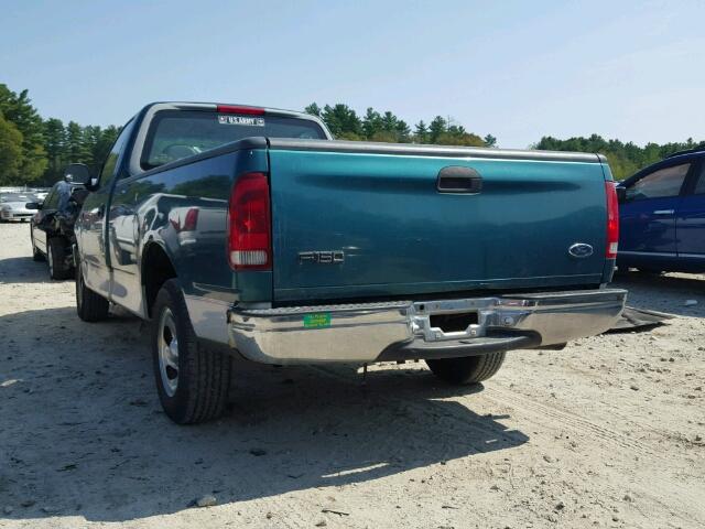 1FTZF1729WNB65317 - 1998 FORD F150 GREEN photo 3