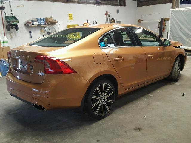 YV1902FH8E2287626 - 2014 VOLVO S60 T6 GOLD photo 4