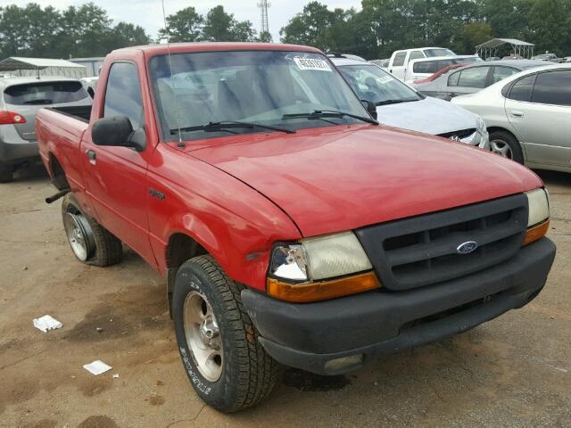 1FTYR10V8YPC03294 - 2000 FORD RANGER RED photo 1