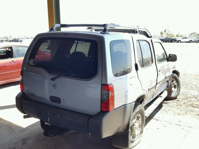 5N1ED28Y3YC595867 - 2000 NISSAN XTERRA SILVER photo 4