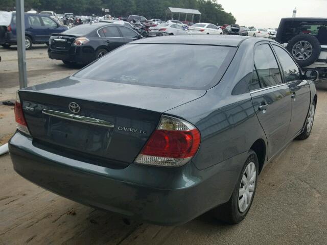 4T1BE32K65U087862 - 2005 TOYOTA CAMRY LE GREEN photo 4