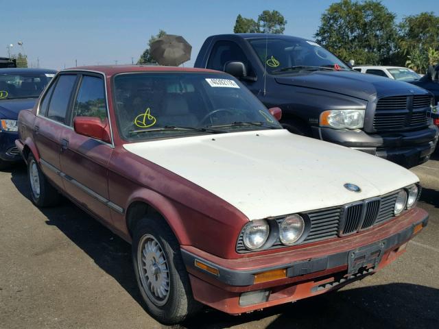 WBAAD2319MED30205 - 1991 BMW 325 I AUTO RED photo 1