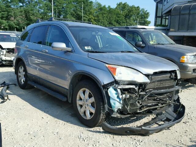 5J6RE48747L003343 - 2007 HONDA CR-V SILVER photo 1