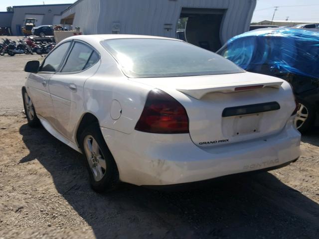 2G2WP552861142417 - 2006 PONTIAC GRAND PRIX WHITE photo 3