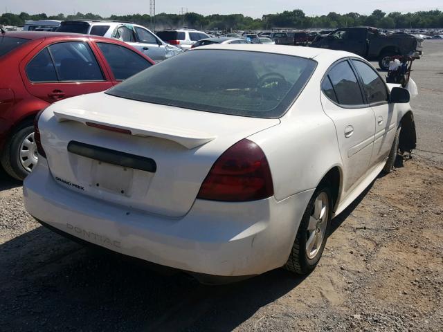 2G2WP552861142417 - 2006 PONTIAC GRAND PRIX WHITE photo 4