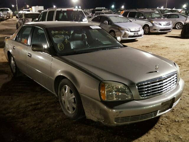 1G6KD54Y54U124096 - 2004 CADILLAC DEVILLE GOLD photo 1