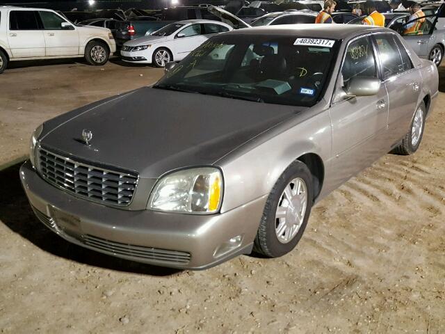 1G6KD54Y54U124096 - 2004 CADILLAC DEVILLE GOLD photo 2