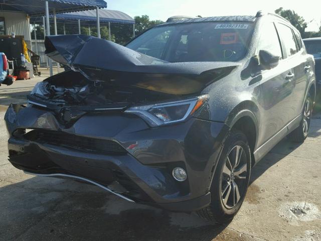 JTMWFREV7JJ185452 - 2018 TOYOTA RAV4 ADVEN GRAY photo 2