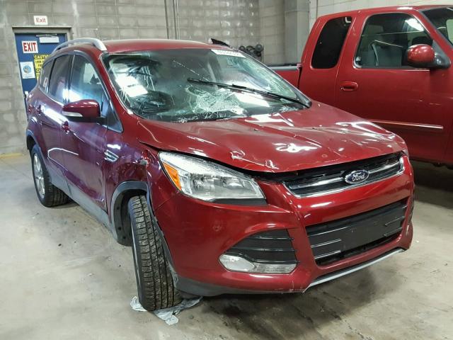 1FMCU9J99EUC23815 - 2014 FORD ESCAPE TIT RED photo 1