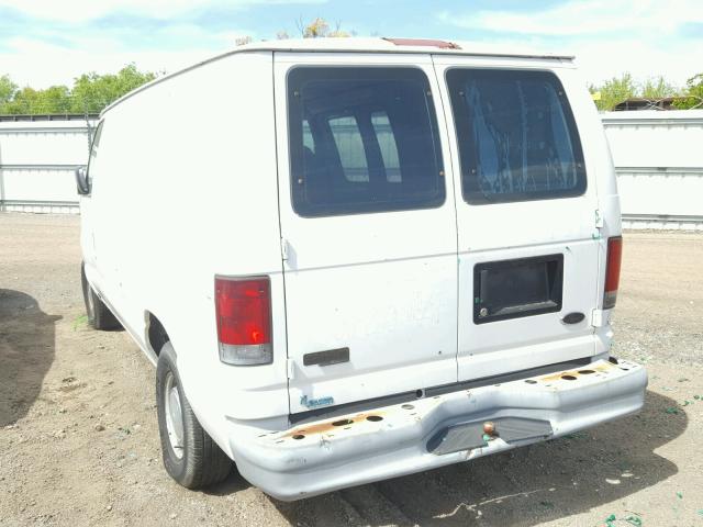 1FTRE14222HB58595 - 2002 FORD ECONOLINE WHITE photo 3