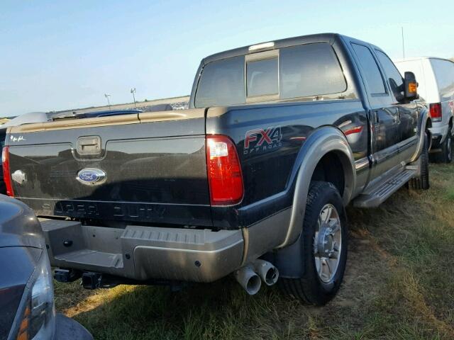 1FT7W2BT1EEB60902 - 2014 FORD F250 BLACK photo 4