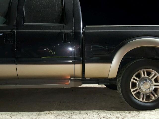 1FT7W2BT1EEB60902 - 2014 FORD F250 BLACK photo 9