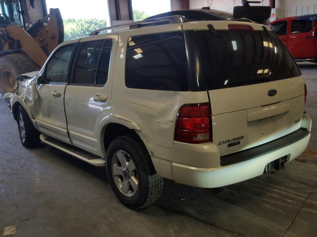 1FMZU75K23ZA09177 - 2003 FORD EXPLORER L WHITE photo 3