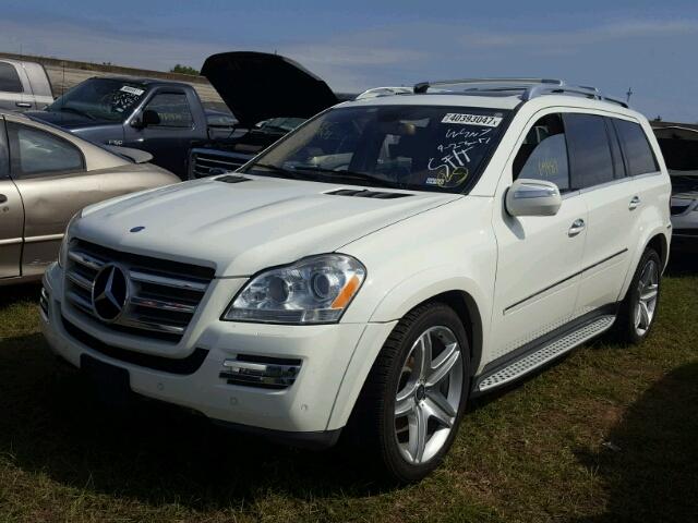 4JGBF8GE4AA600826 - 2010 MERCEDES-BENZ GL 550 4MA WHITE photo 2