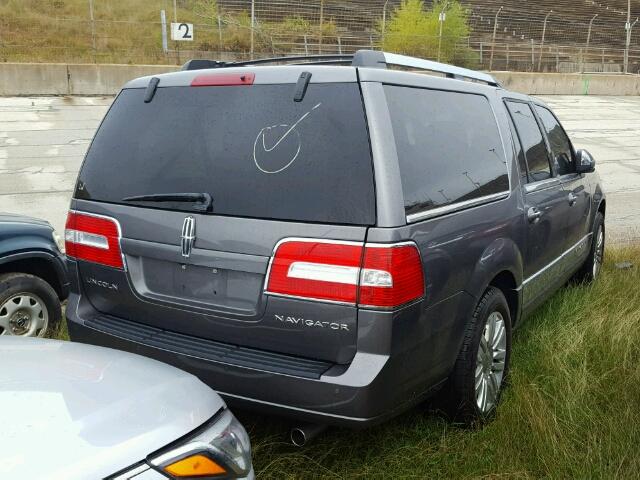5LMJJ3J57CEL07582 - 2012 LINCOLN NAVIGATOR 灰色 照片 4